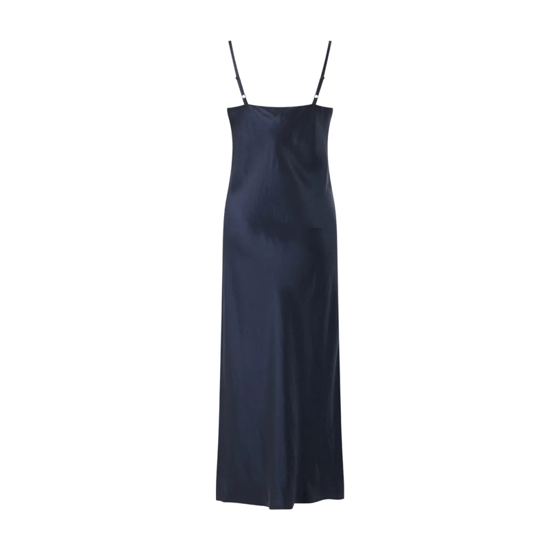 Vince Maxikleid Maxikleid aus Satin blau(Image 2)