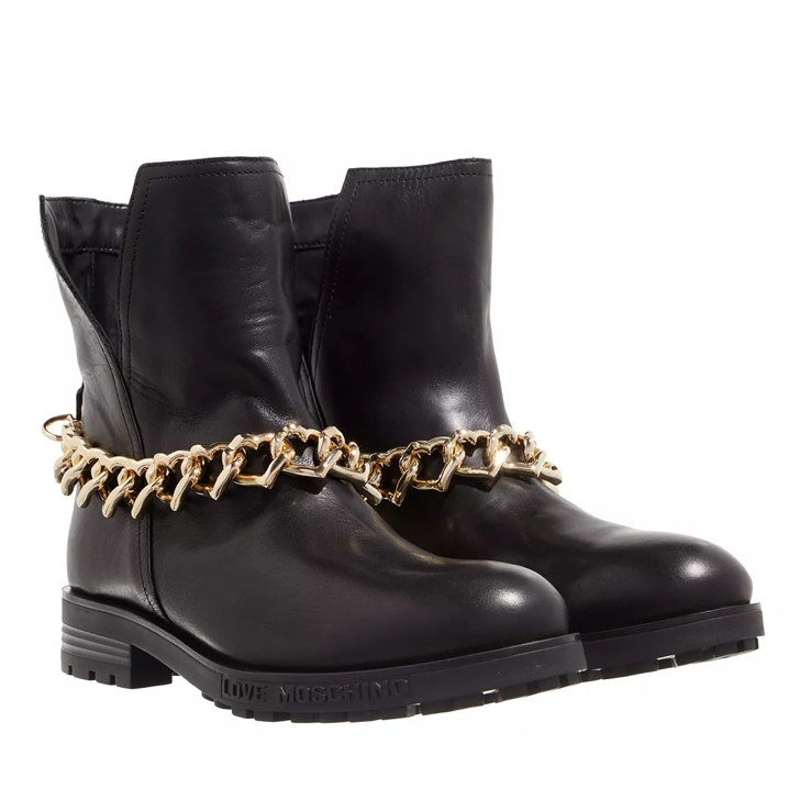 Love Moschino Sca.Nod.Daily40 Vitello Nero | Stiefelette