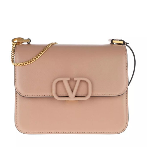 Valentino Garavani V Shoulder Bag Leather Rosecannel Schooltas