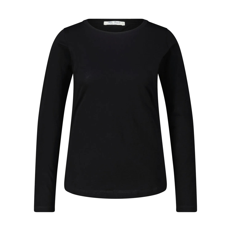 Stefan Brandt T-shirt Langarmshirt Fanny Schwarz