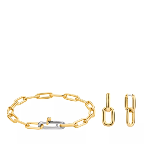 Ti Sento Milano Festive Set Bracelet and Earrings Gold Armband