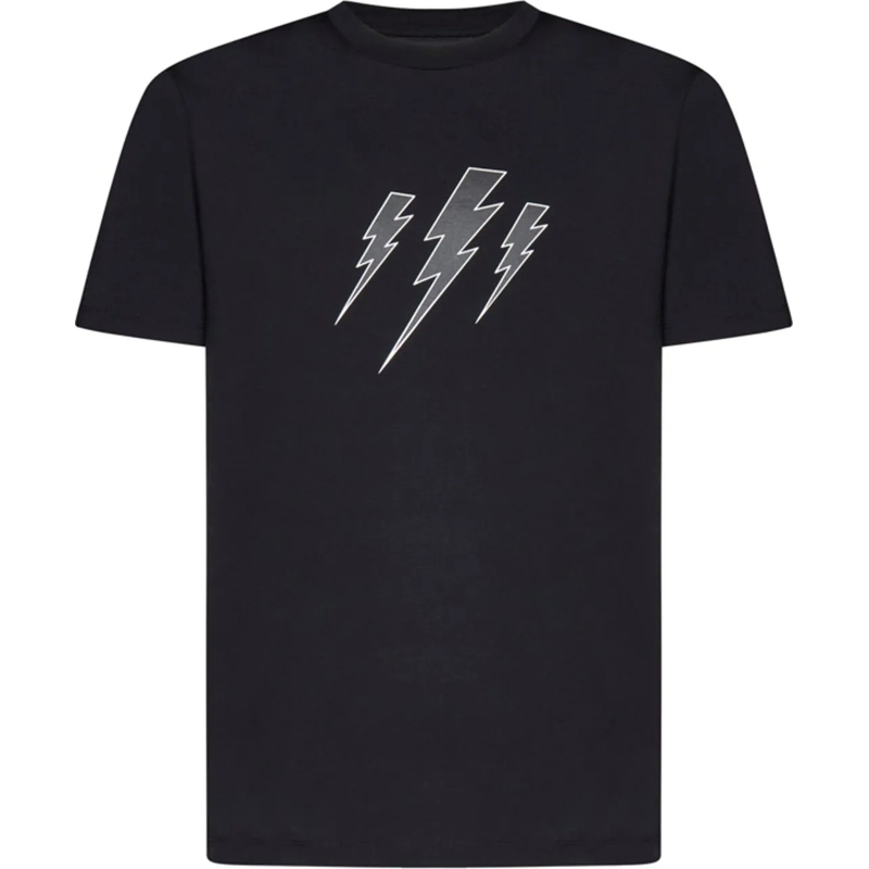Neil Barrett Casual top T-shirts Black schwarz
