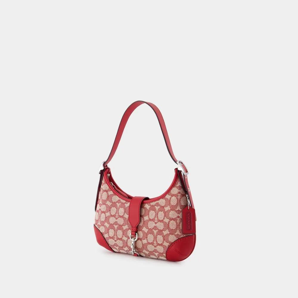 Coach Crossbody bags Signature Jacquard Hampton in roze