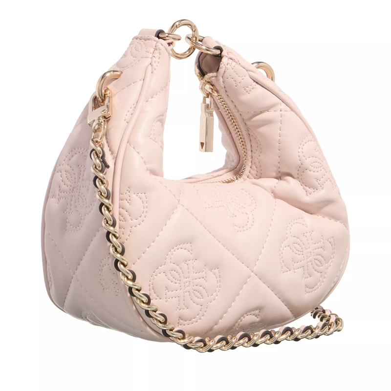 Guess Mini Tas Marieke Mini Hobo Light Beige Logo(Image 4)