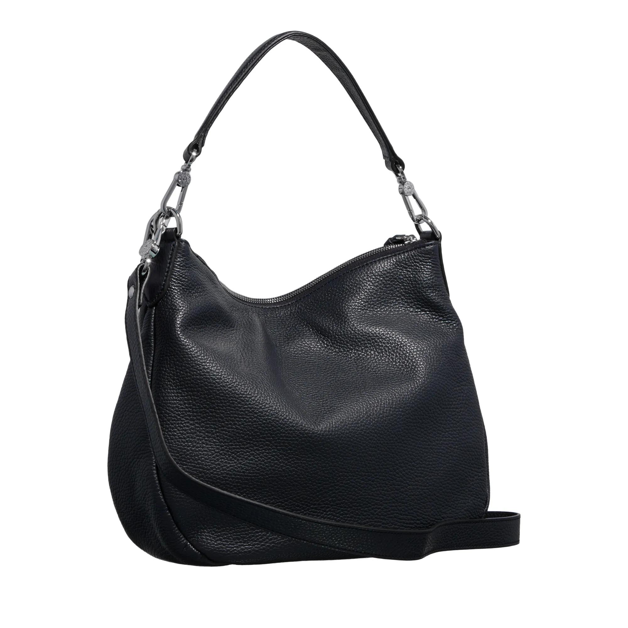 abro Hobo bags Beutel Juna Small Nos Navy in zwart