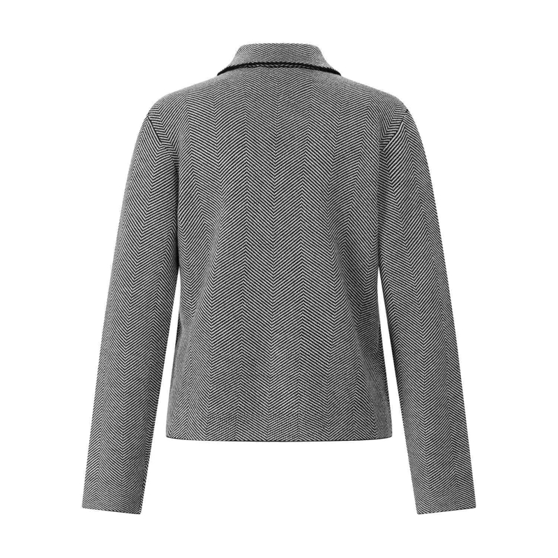 Sminfinity Manteau de transition Strick-Blazer grau
