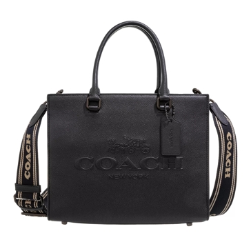 Coach Tote In Crossgrain Black Tote