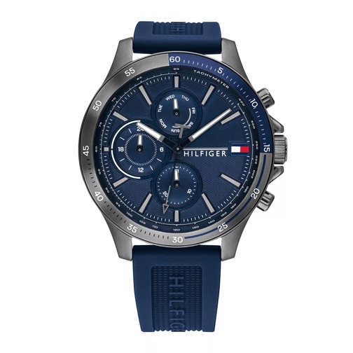 Tommy Hilfiger Multifunctional Watch Bank Blue Multifunction Watch
