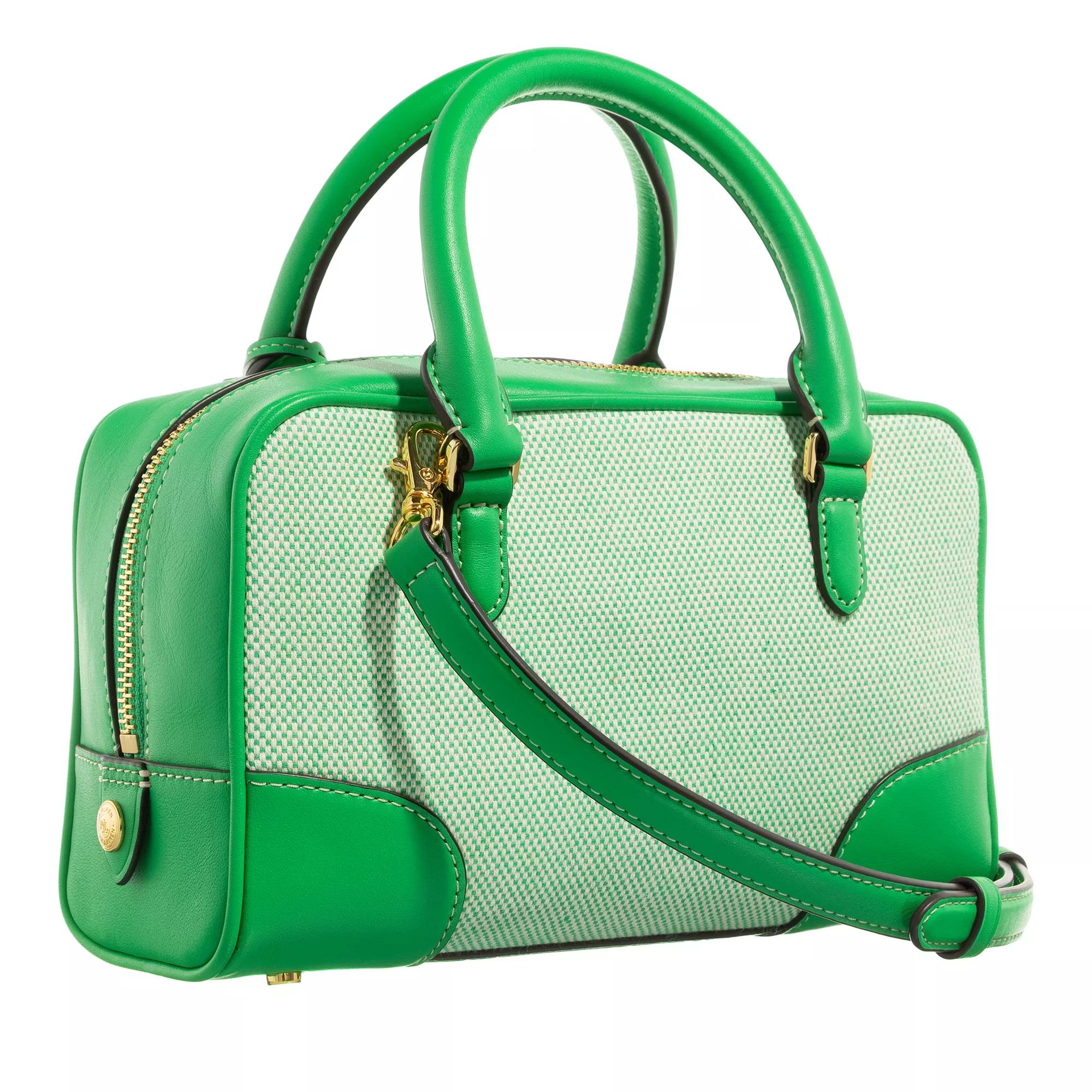 Lauren Ralph Lauren Bowlingtas Emerie Satchel Small in groen