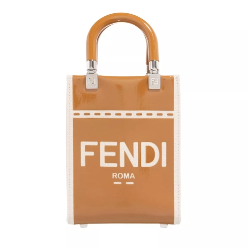 Fendi Sunshine Mini Shopper Brown Mini Bag