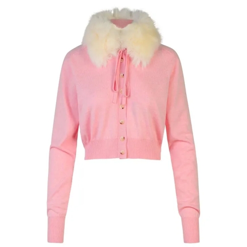 Sportmax Sport' Pink Virgin Wool Cardigan Pink Vest