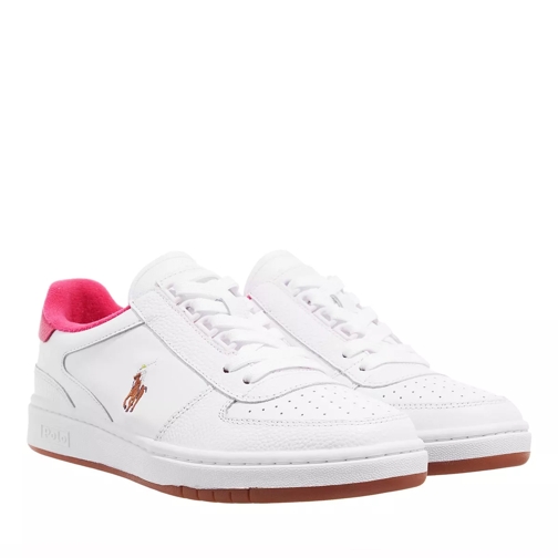 Polo Ralph Lauren Polo Crt Pp Sneakers Low Top Lace White/Hot Pink låg sneaker