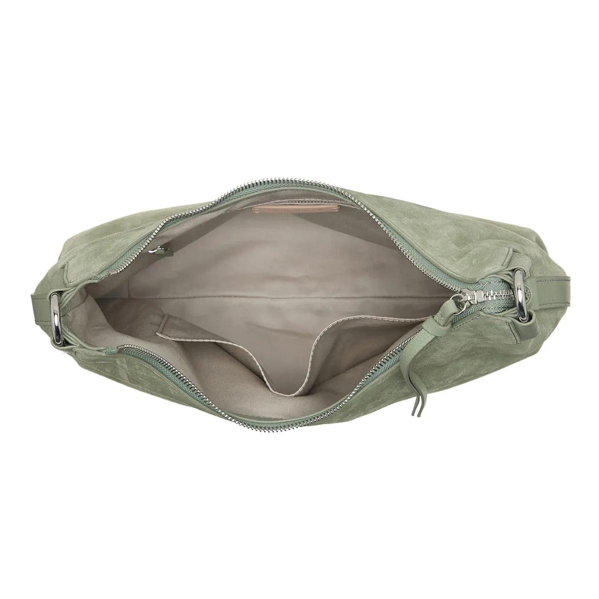 Coccinelle Hobo bags rebekka Suede in groen