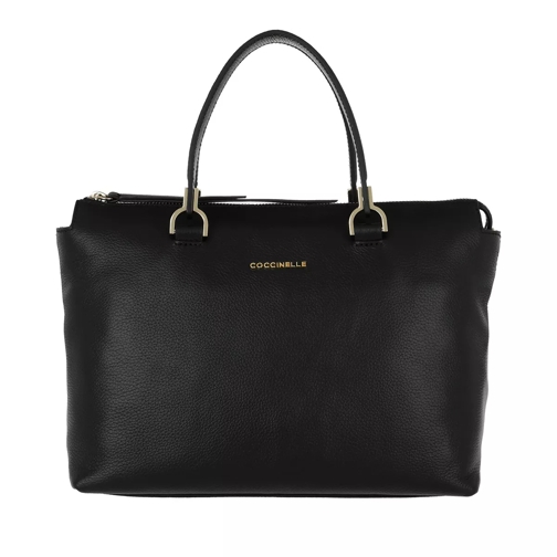 Coccinelle Keyla Tote Shoulder Bag Black Rymlig shoppingväska