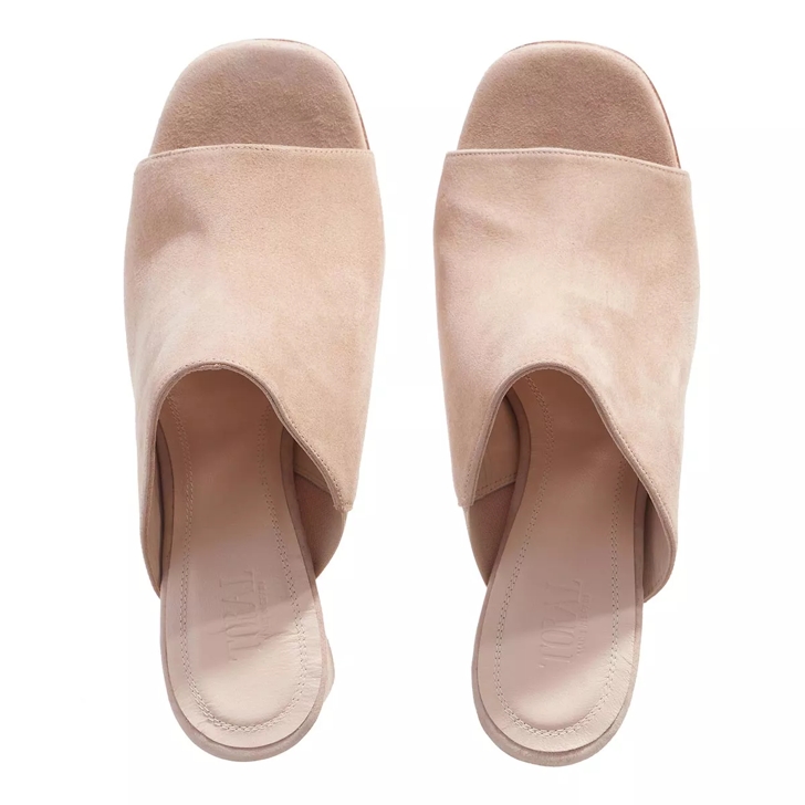 Toral Amali Suede Sandals Taupe Mule
