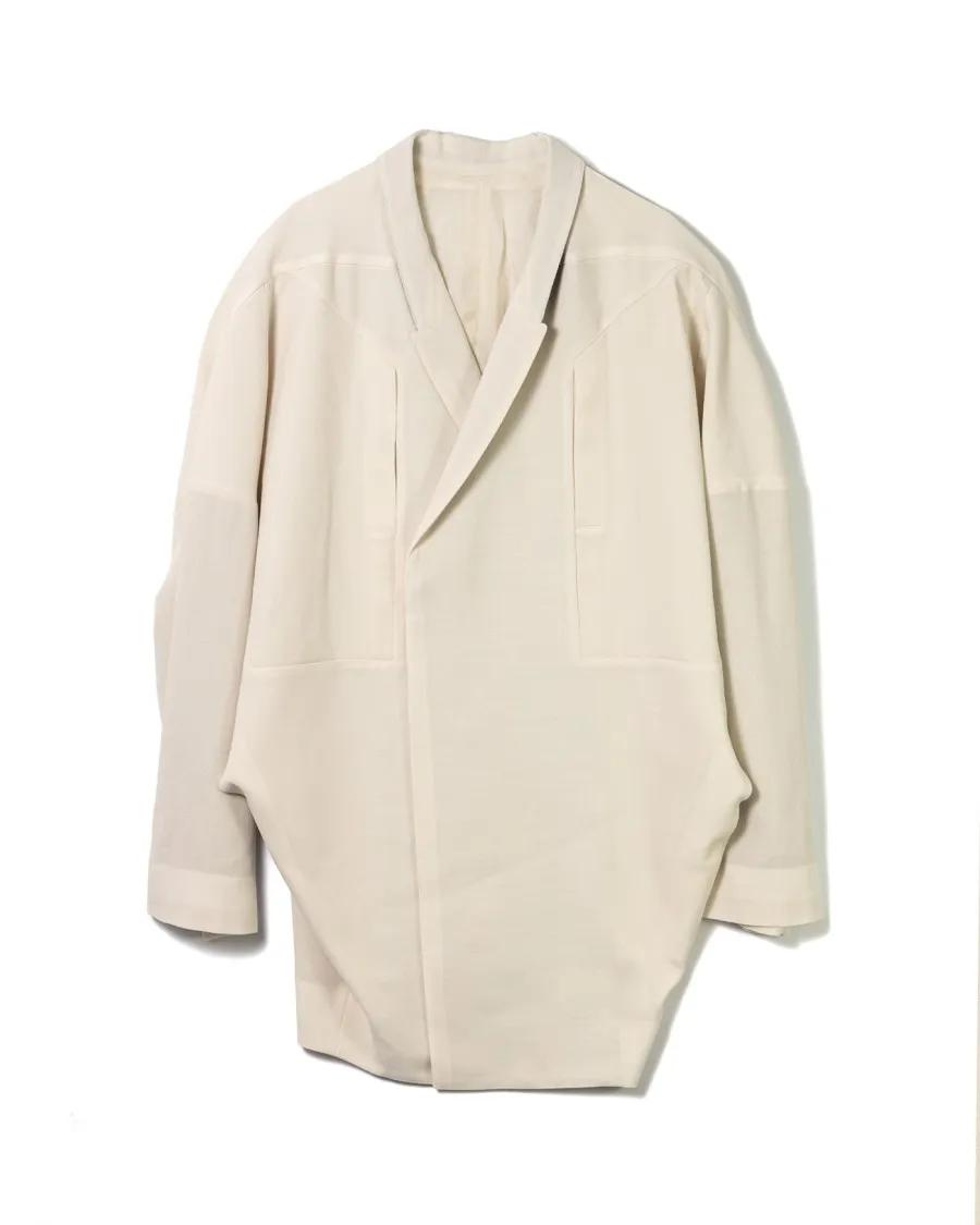 Thumbnail - Rick Owens - Oversized Arrowhead Jmf Tatlin Jacket - Größe 40 - beige