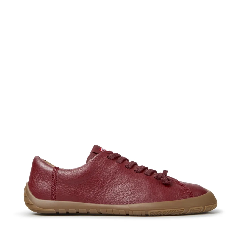 Camper Low-Top-Sneaker - Zertifikat der Leather Working Group- Schuhmach burgund