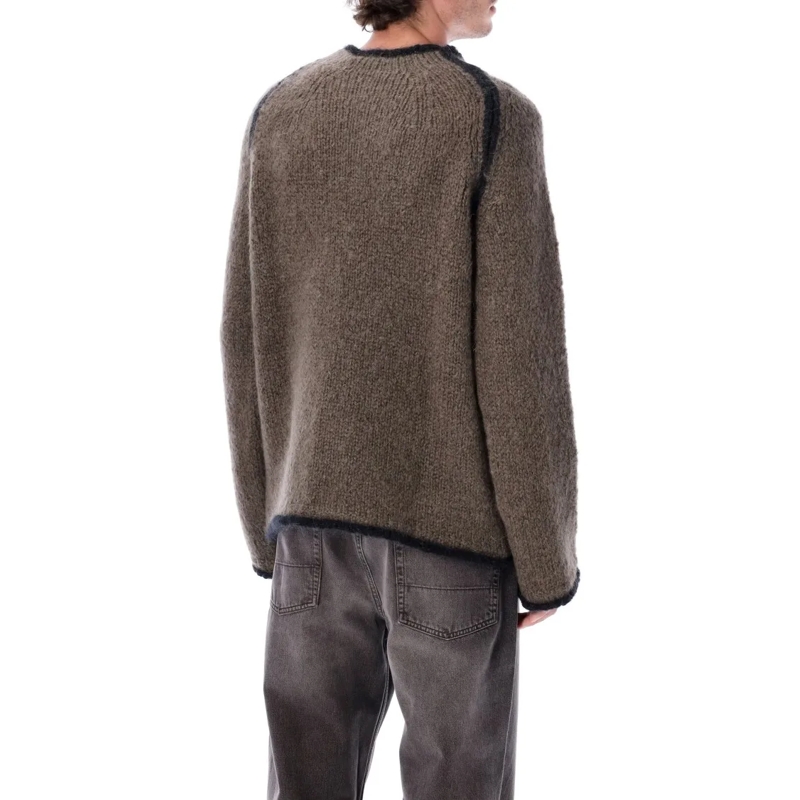 Our Legacy Trui Mohair Roundneck Sweater Brown