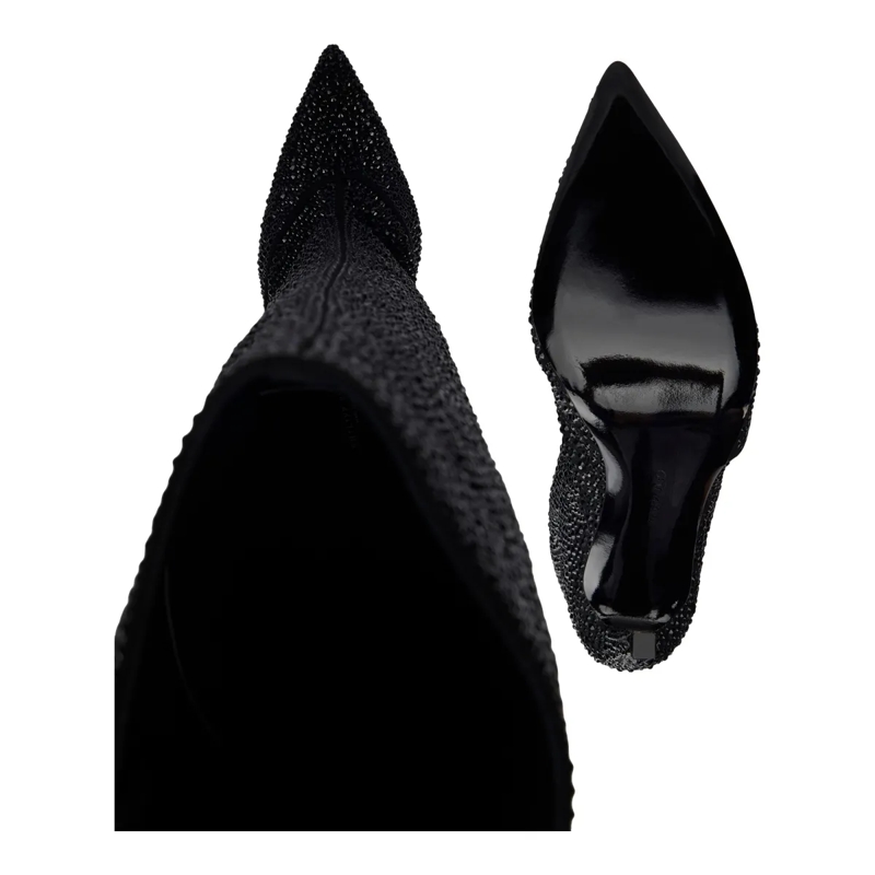 Philipp Plein Stiefel Stiefel Hohe Absätze Hoch Hexagon Verziert schwarz(Image 5)