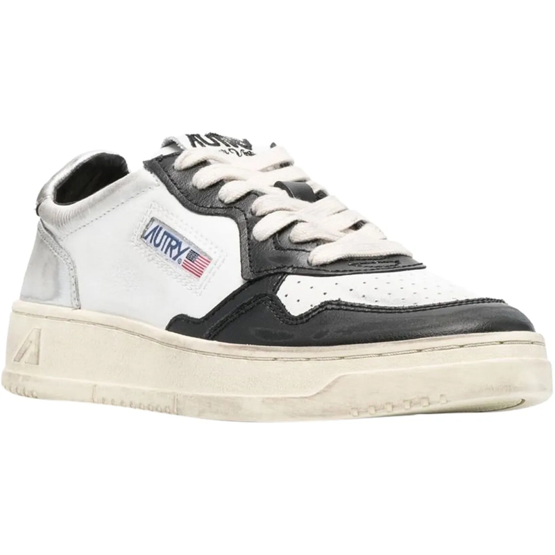 Autry International Low-Top-Sneaker Sneakers Whiteblacksilver mehrfarbig