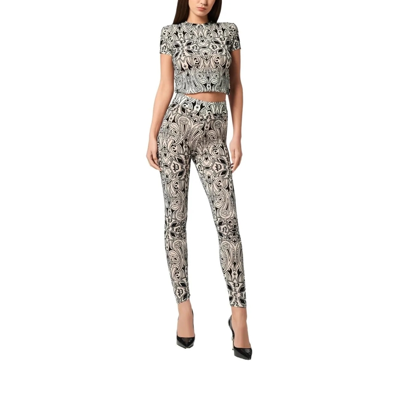 Philipp Plein Leggings Jogging-Leggings Gothic Plein nude(Image 4)