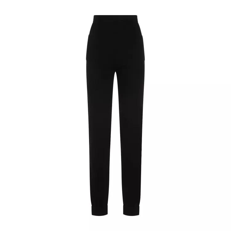 Saint Laurent - Black Cashmere Leggings - Größe M - black