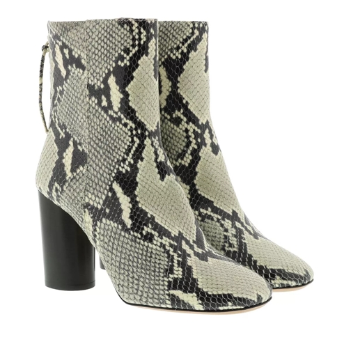 Isabel Marant Garrett Ankle Boots Leather Chalk Ankle Boot