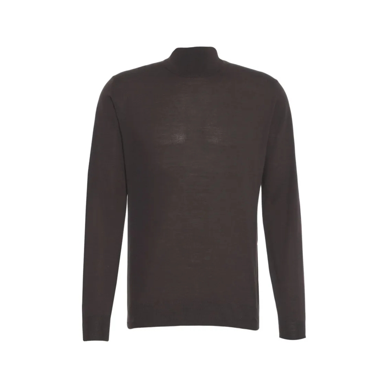 Gender Pullover Merino Wool Turtleneck Black