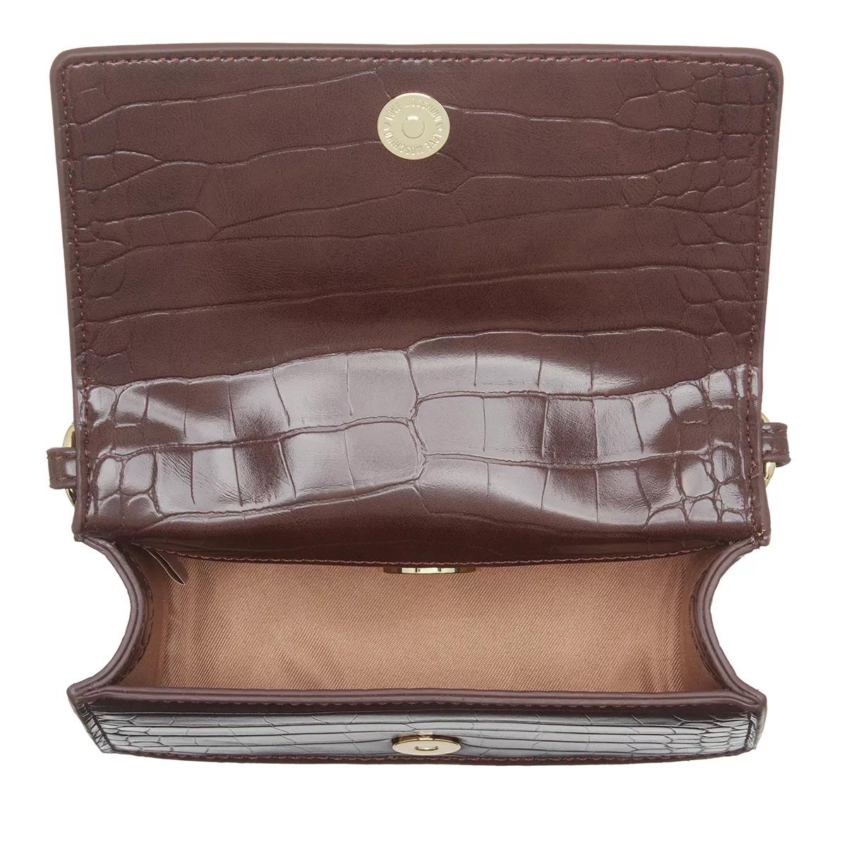 Love Moschino Hug Dark Brown | Crossbody Bag