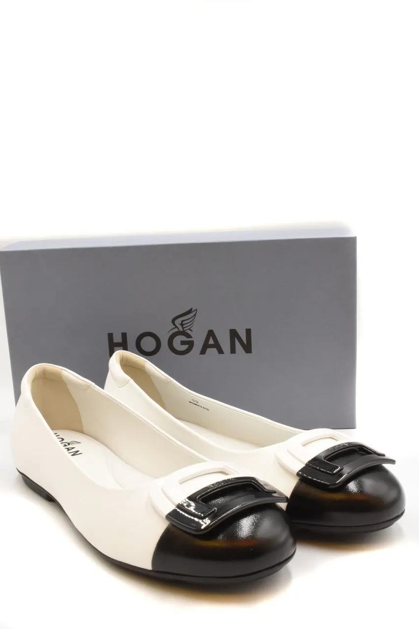 Thumbnail - Hogan Ballerinas - Ballet Flats White - Gr. 39 (EU) - in Schwarz - für Damen
