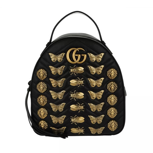 Gucci GG Small Marmont Backpack Black Rucksack