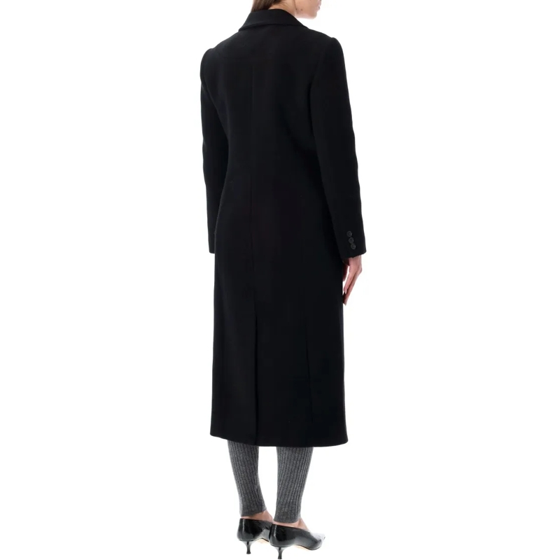 THE GARMENT Overgangsmantel Clooney Black Wool Blend Coat Black