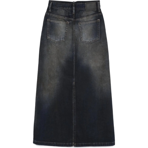 Acne Studios Jupes midi Acne Studios Denim Skirt Dark Blue blau