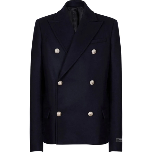 Balmain  Coats Blue blau