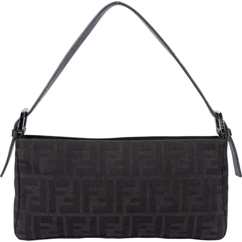 Fendi Schultertasche Fendi FF Monogram Zucca Handbag mehrfarbig