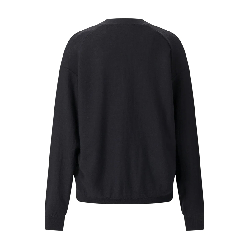Lemaire Strickjacke Strickjacke aus Woll-Mix schwarz(Image 3)