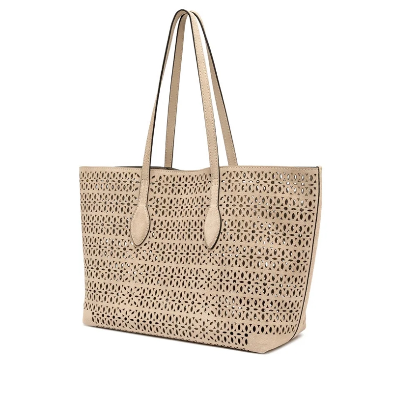 Gianni Chiarini Crossbody Bag Shopper aus Veloursleder braun(Image 3)