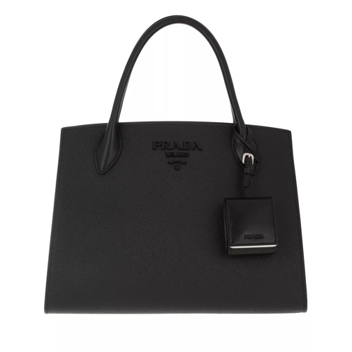 Prada Monochrome Tote Bag Black Fourre-tout