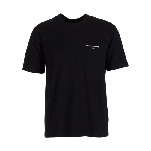 Comme des Garcons T-Shirt mit Logo-Print black black 