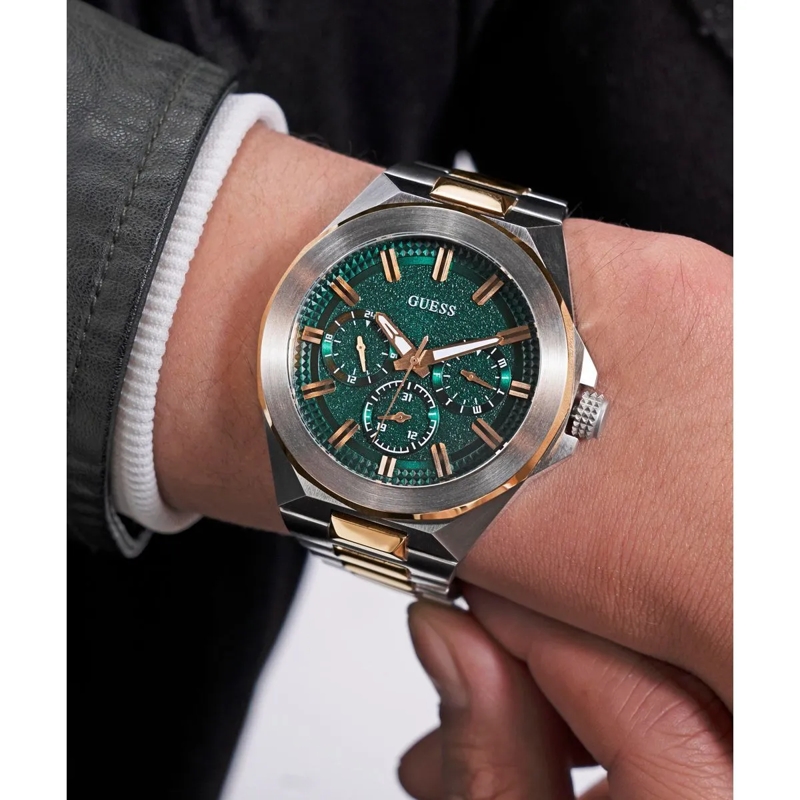 Guess Quarzuhr Quarz-Analoguhr Dashboard silber(Image 4)