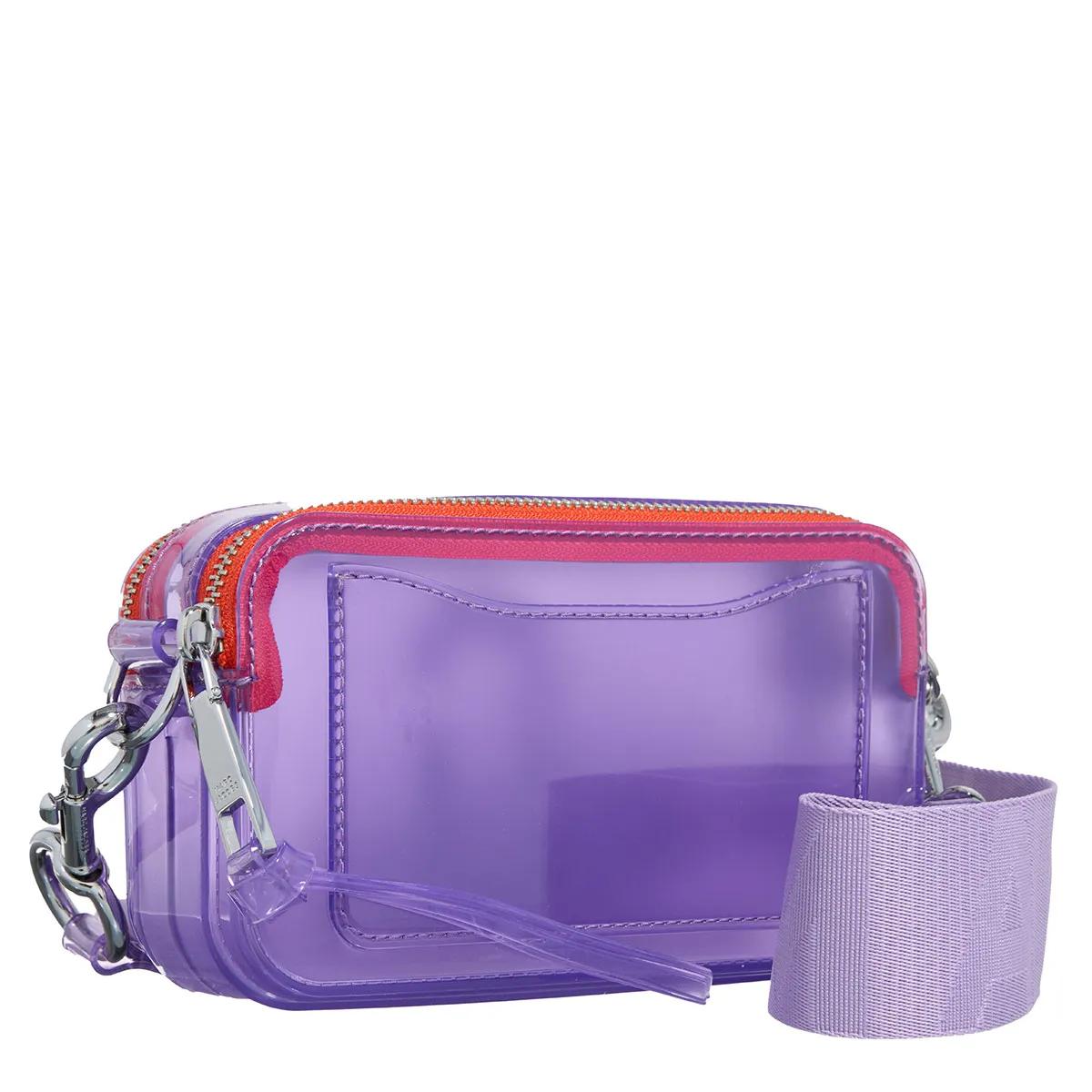 Marc Jacobs Paarse PVC Crossbody Tas met Afneembare Band Purple Dames