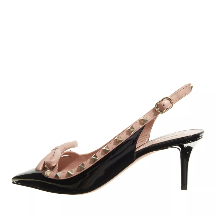 Valentino rockstud hot sale slingback black