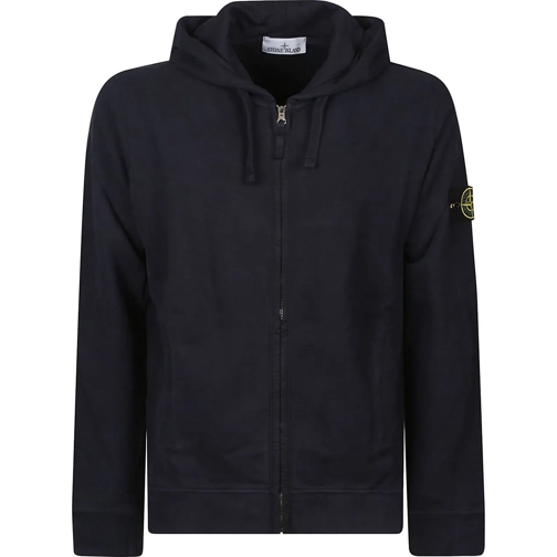 Stone Island  Full Zip Sweatshirt Blue blau