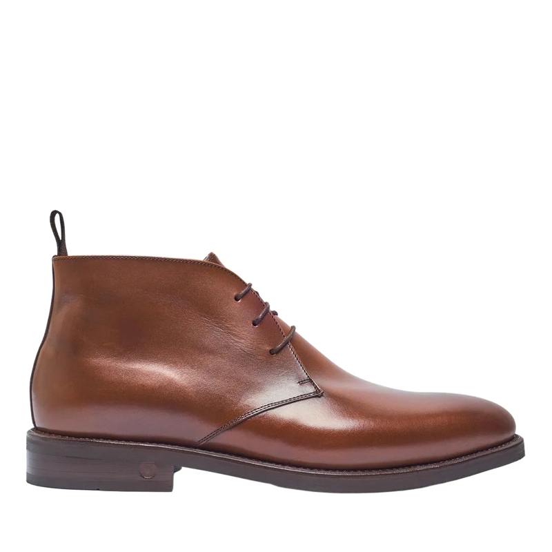 Henry Stevens Bottes Schnürboots Marshall GB2 mittel-braun