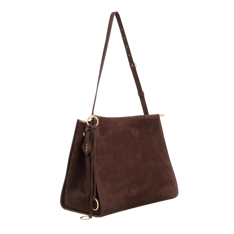 Alaia Schultertasche Le Click Medium Brun(Image 3)