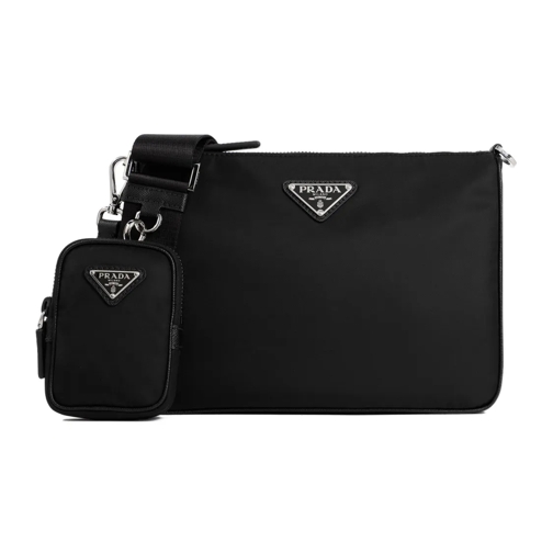 Prada Bandoliera Recycled Polyamide Bag Black Sac à bandoulière