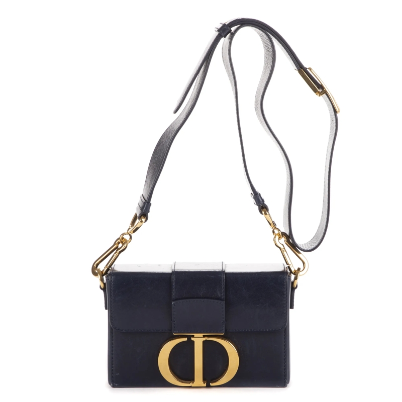 Christian Dior Crossbody Bag Montaigne Small Box marineblau