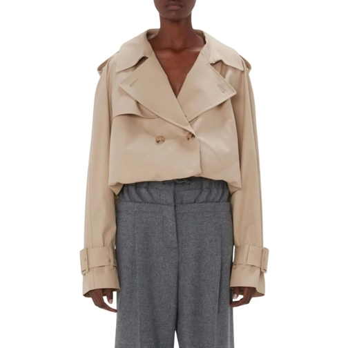 J.W.Anderson Trenchcoat Cropped Trench Coat Neutrals