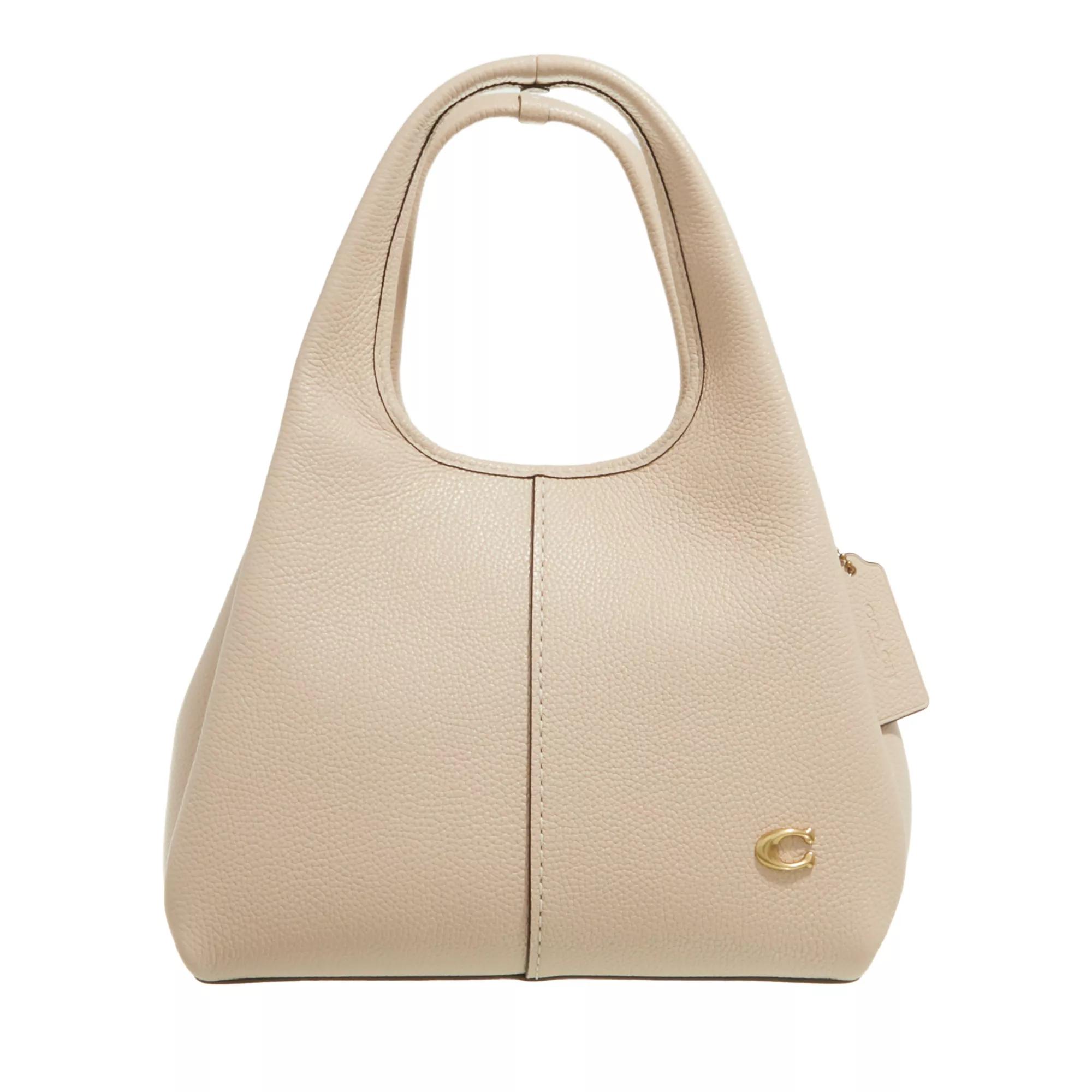 Coach Tote - Polished Pebble Leather Lana Shoulder Bag 23 - Gr. unisize - in Beige - für Damen