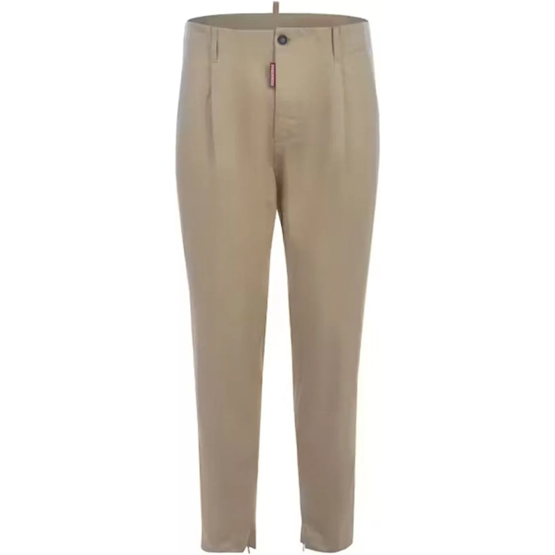Dsquared2 Freizeithose Dsquared2 Cotton Trousers beige